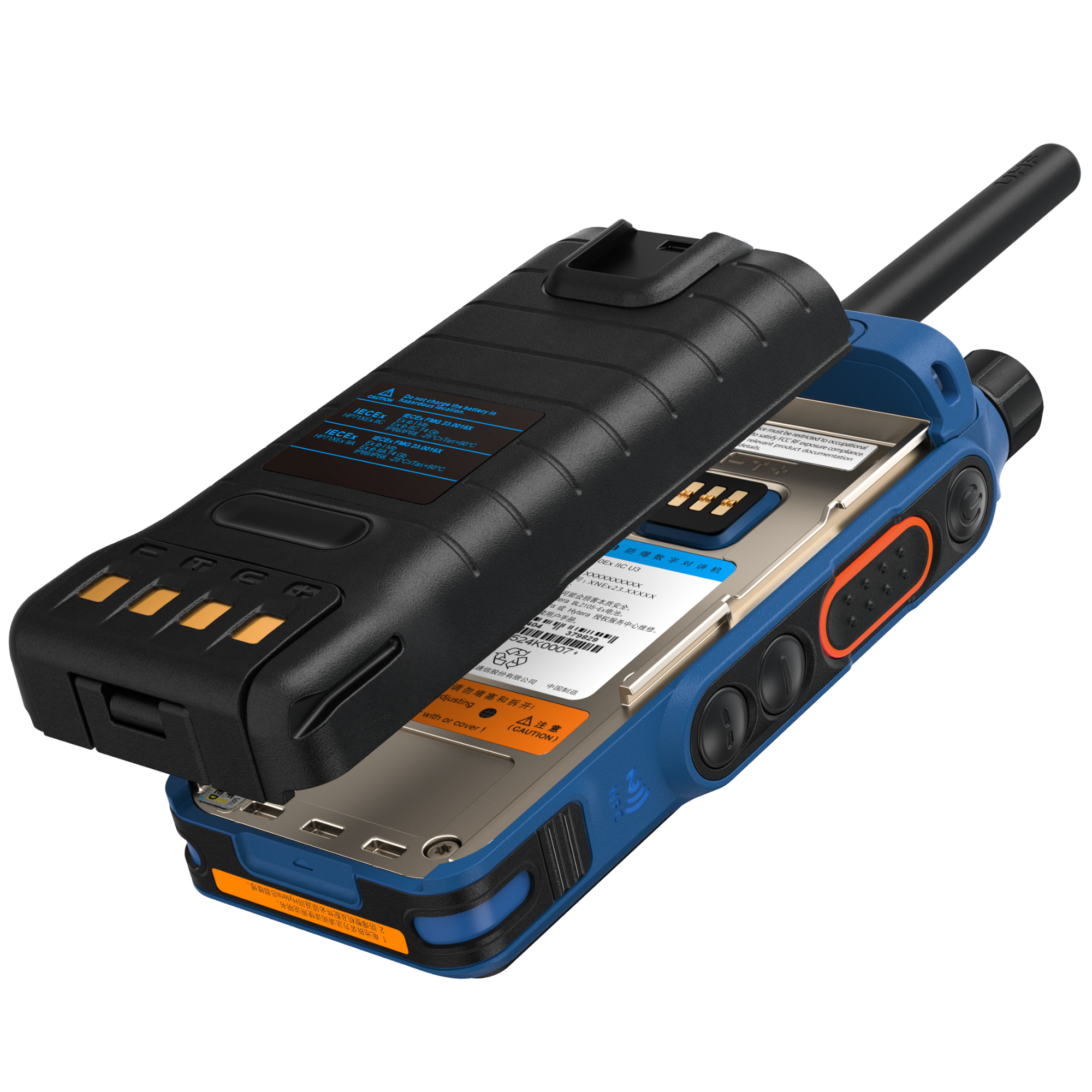 Hytera HP715Ex IIC Intrinsically Safe DMR Two-Way Radio (ATEX / IECEx)